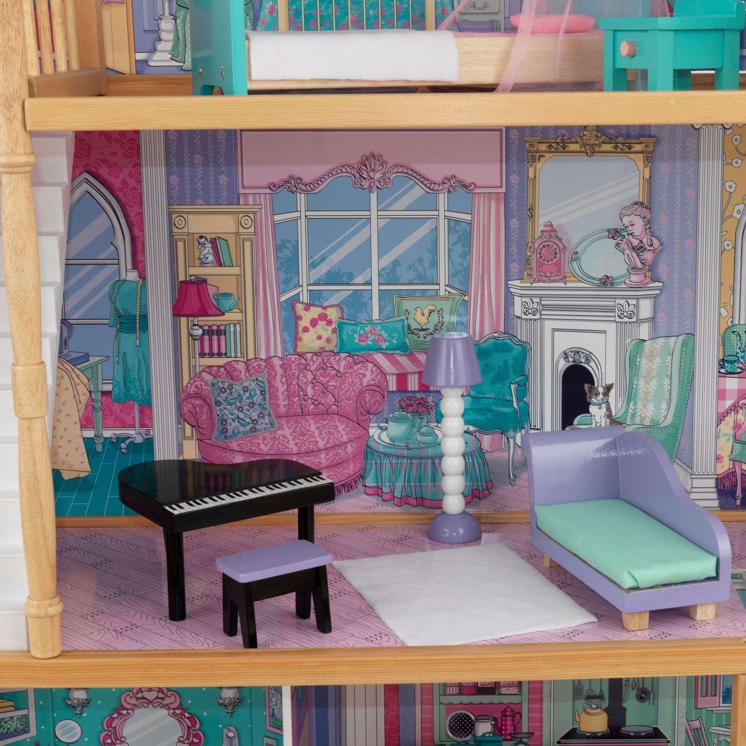 Кукольный домик KidKraft Аннабель с мебелью 17 предметов подарочный 65934_KE 65934_KE - фото 5