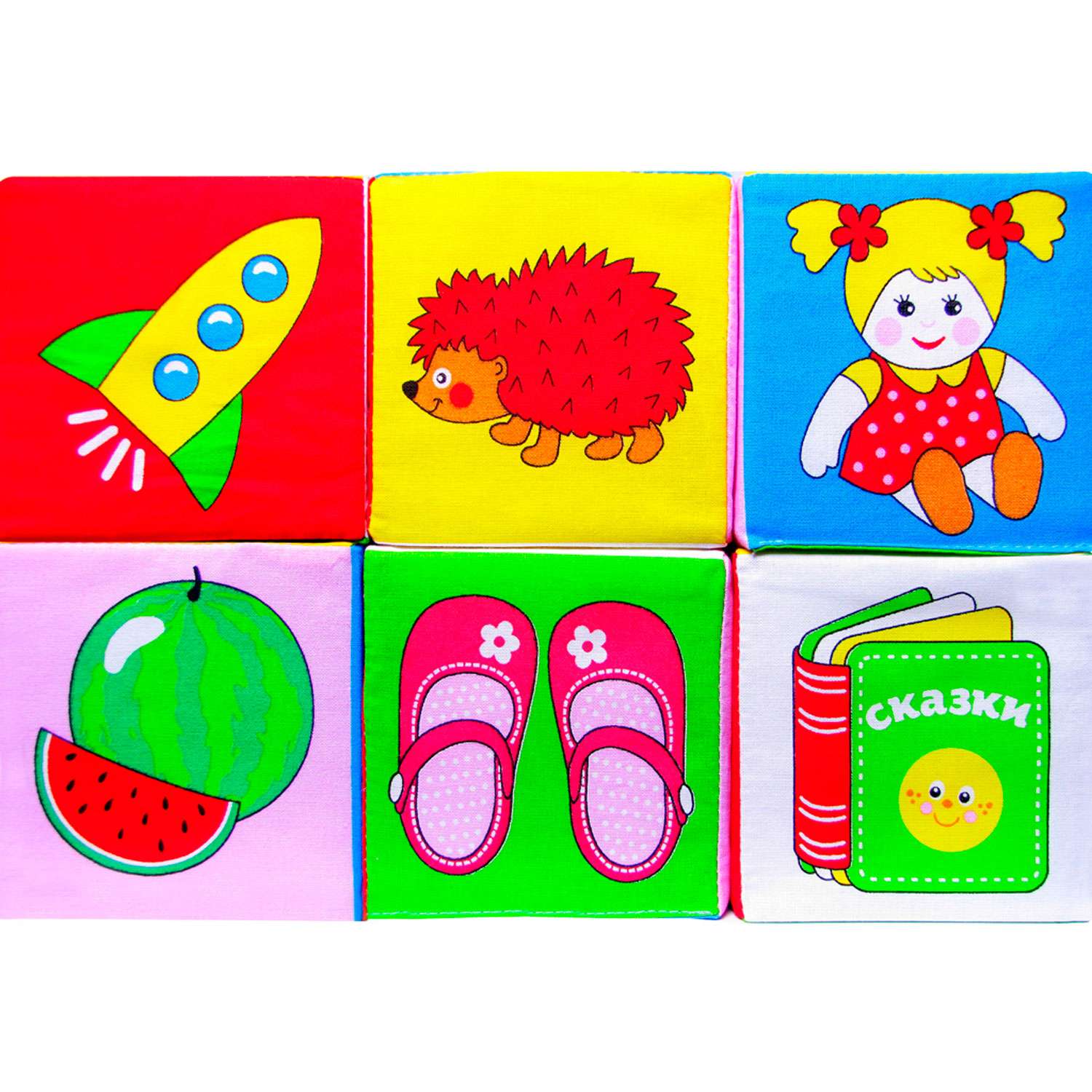 Кубики Мякиши развивающие для детей Предметы с картинками - фото 8