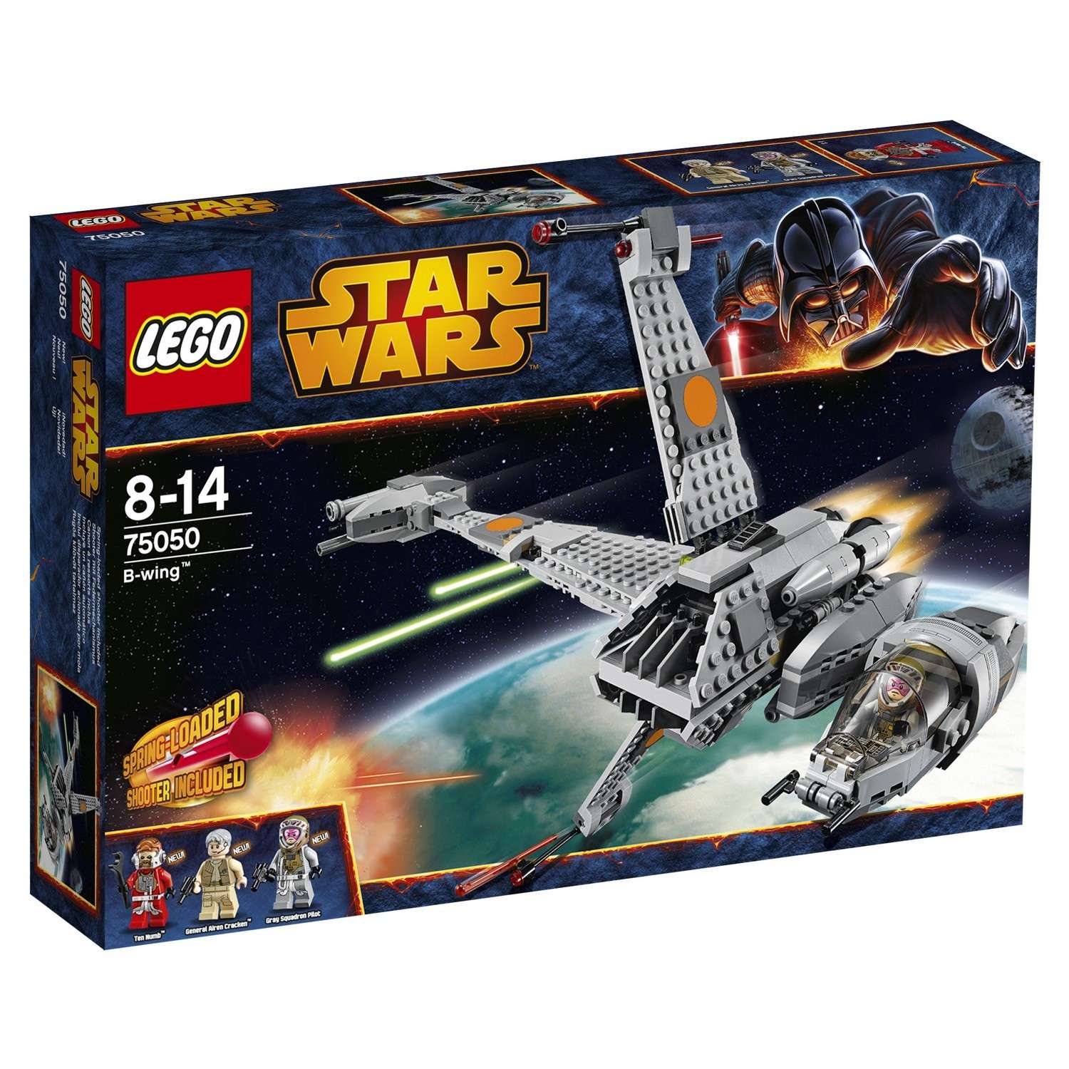 Конструктор LEGO Star Wars Истребитель B-Wing блочный - фото 2