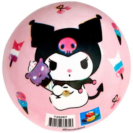 Мяч детский 15 см 1TOY HELLO KITTY резиновый надувной для ребенка игрушки для улицы светло-розовый