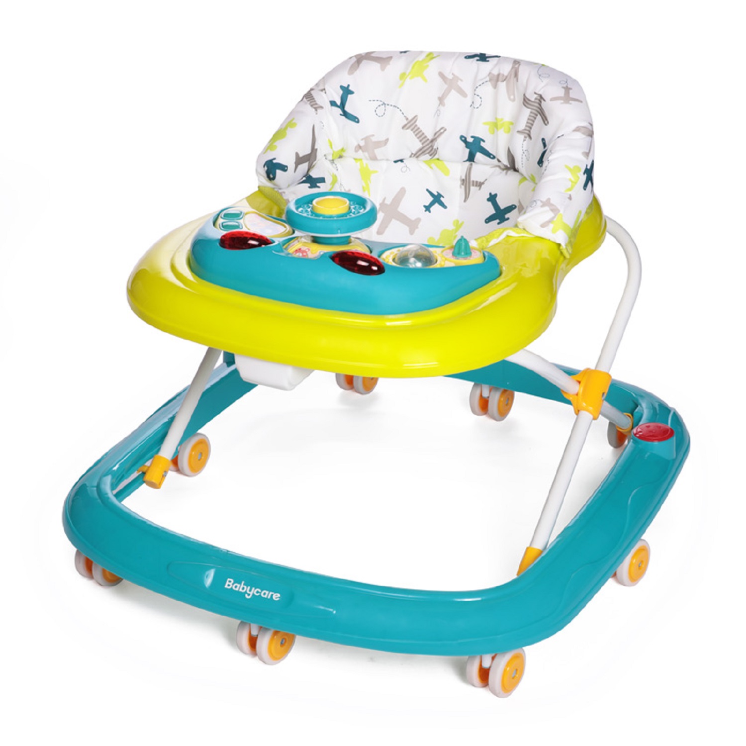 Ходунки BabyCare Flip зелёный - фото 1