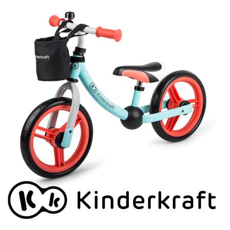 Беговел Kinderkraft 2WAY NEXT Mint с аксессуарами KKR2WNXMINT0AC