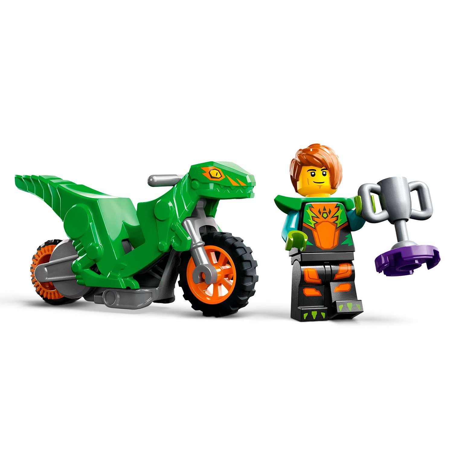 Конструктор детский LEGO City Stuntz Испытание каскадеров с трамплином и кольцом 60359 - фото 3