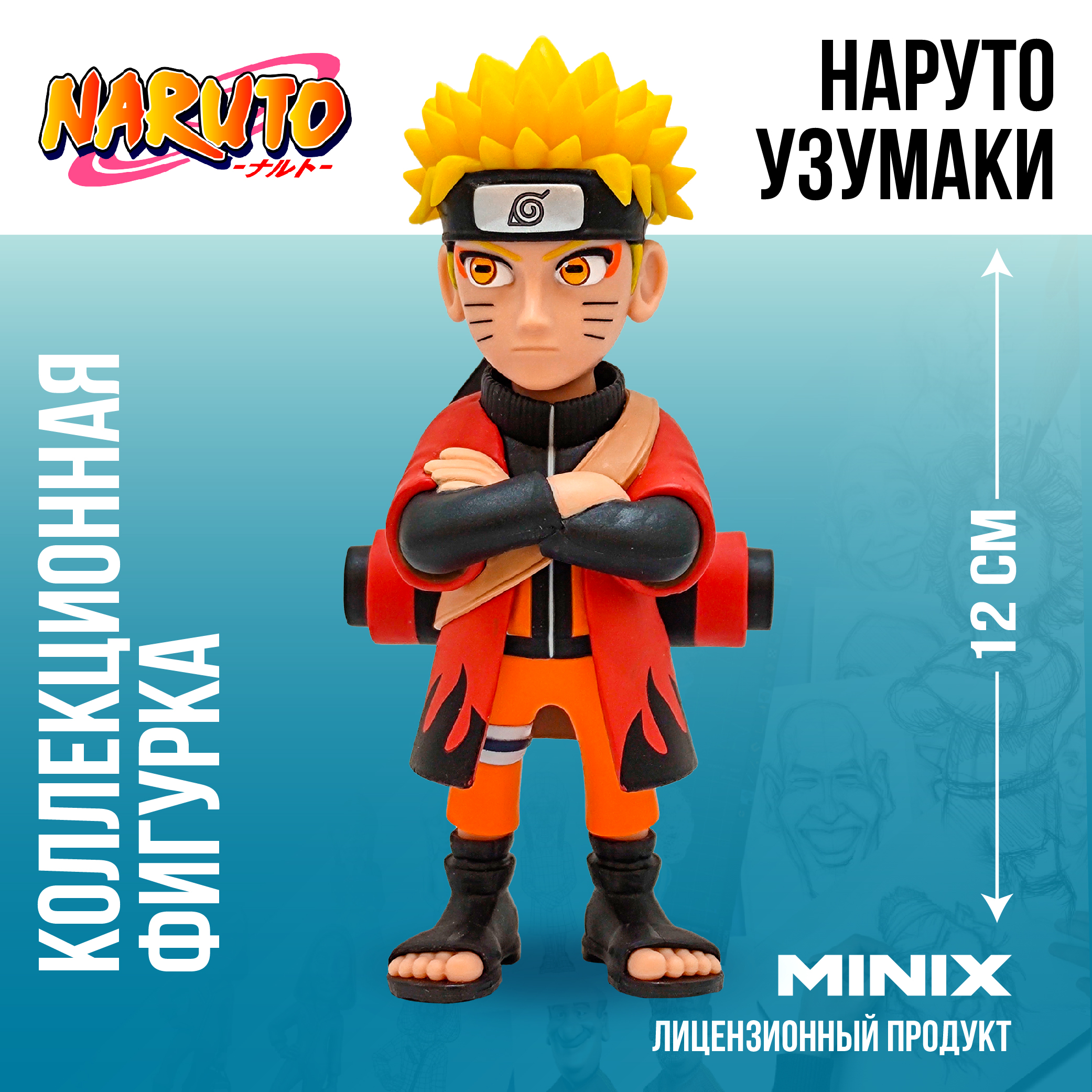 Фигурка MINIX Наруто Узумаки в плаще - фото 9