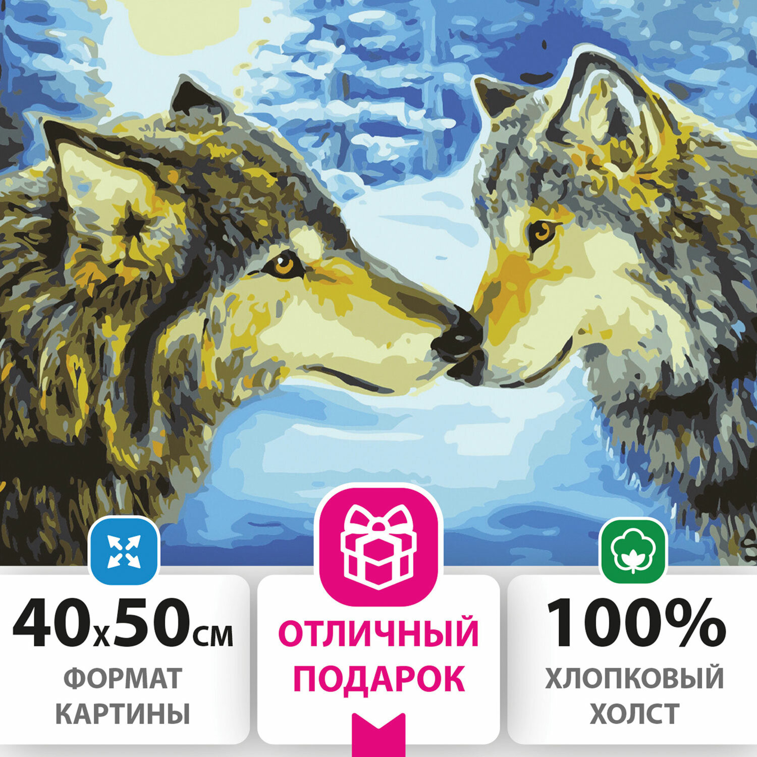 Картина по номерам Остров Сокровищ Волки - фото 1