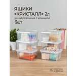 Комплект ящиков Econova Кристалл 2л 19х15.7х9см х 6 шт