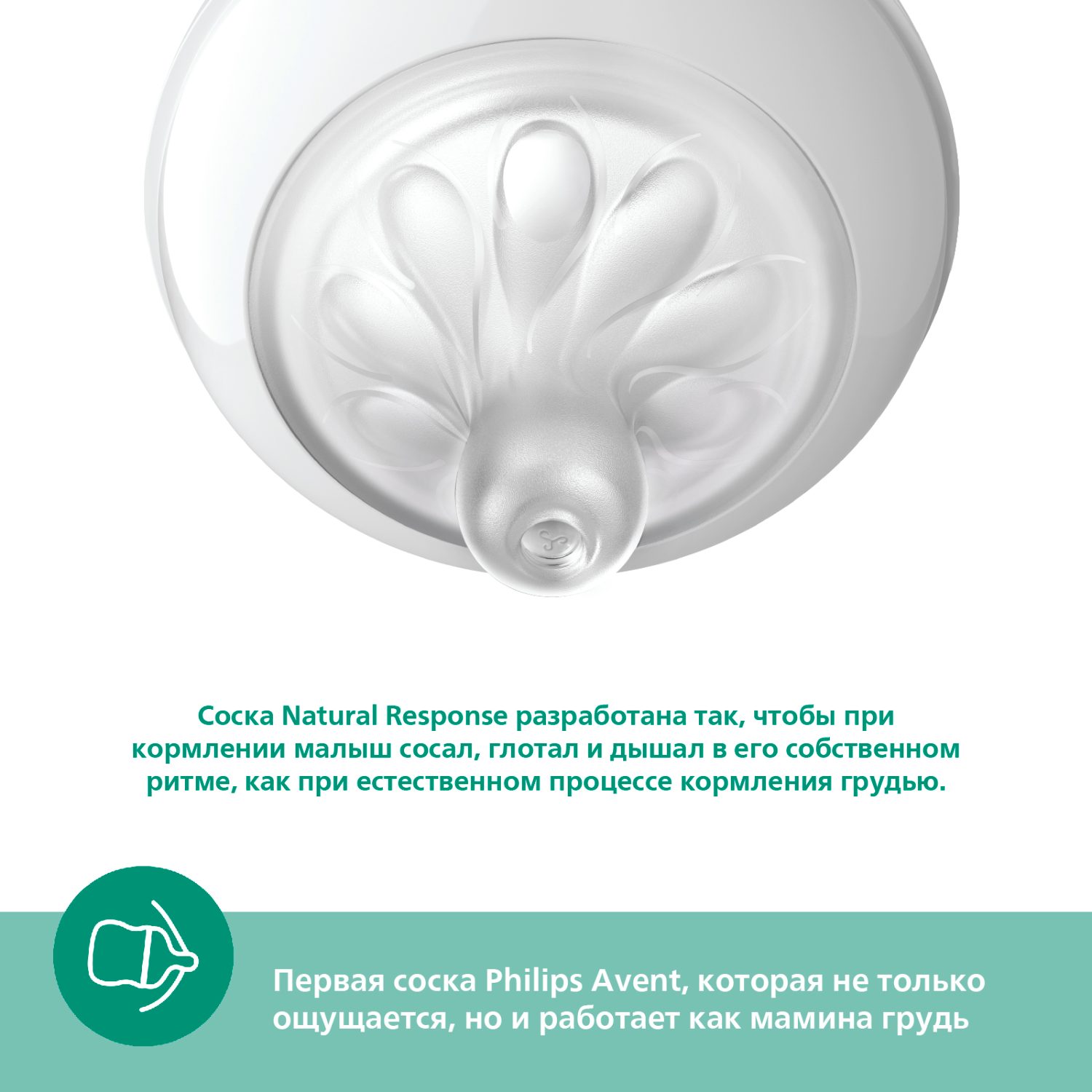 Бутылочка для кормления Philips Avent Natural Response 120мл с 0месяцев  SCY930/01