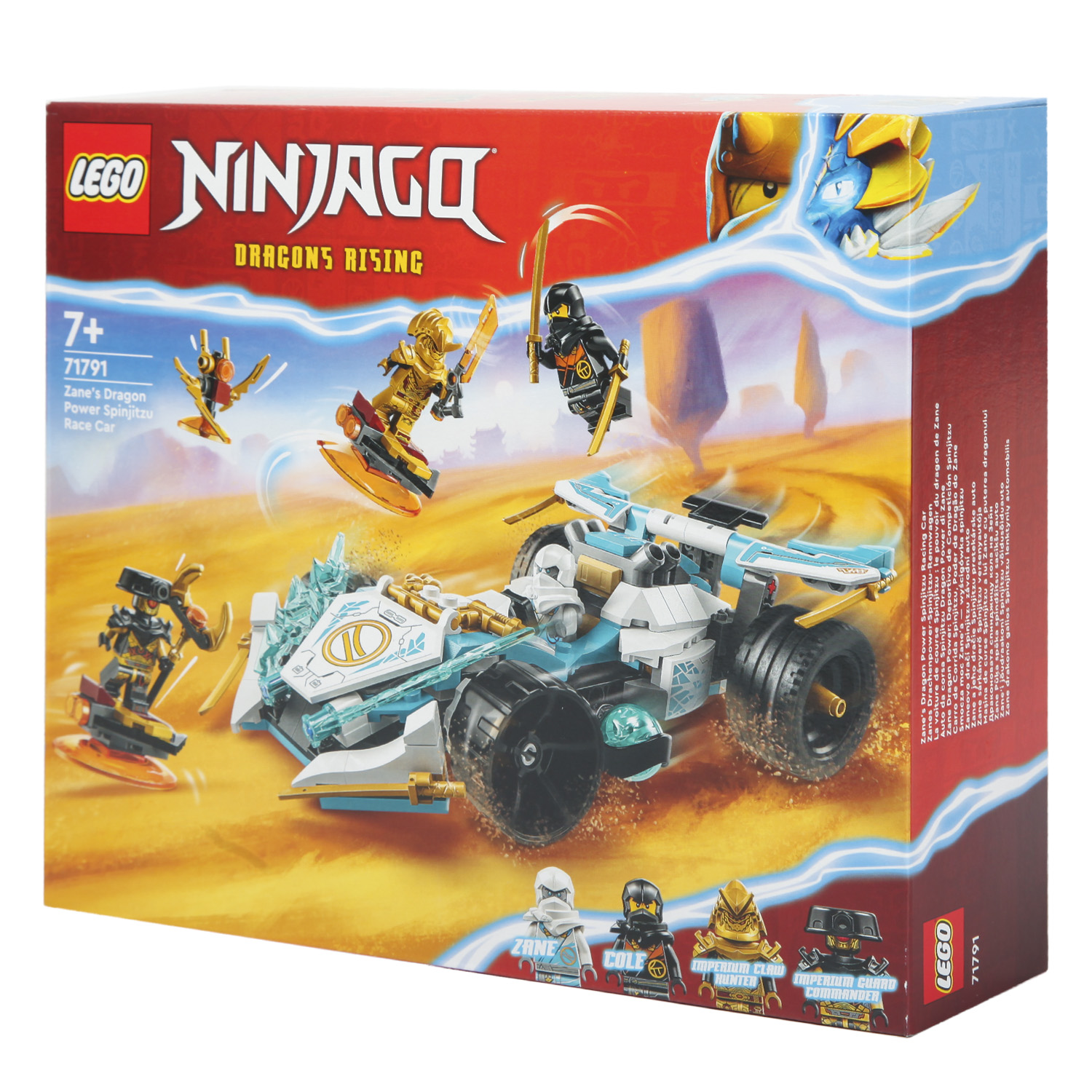 Конструктор LEGO Ninjago Zanes Dragon Power Spinjitzu Race Car 71791 - фото 10