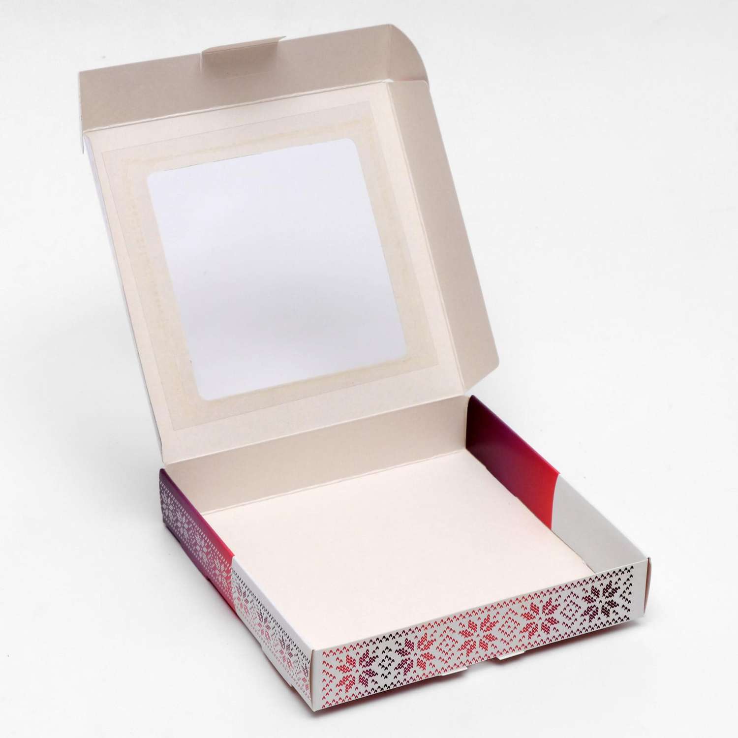 Коробка Sima-Land самосборная«Счастливой зимы» 16×16×3 см. 1 шт. - фото 2