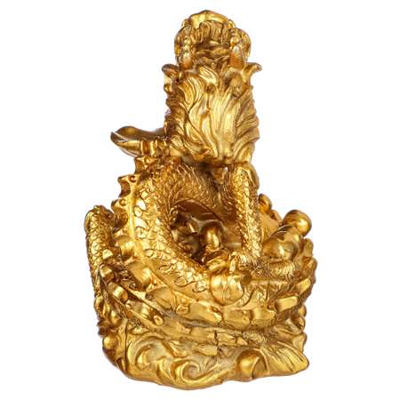 Сувенир Сноубум Китайский дракон с эффектом состаренная бронза