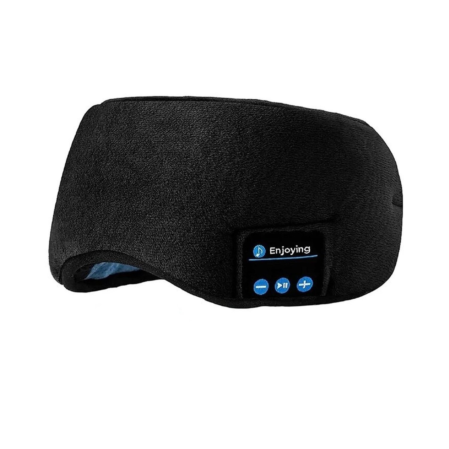 Маска для сна Rabizy с Bluetooth наушниками черная - фото 1