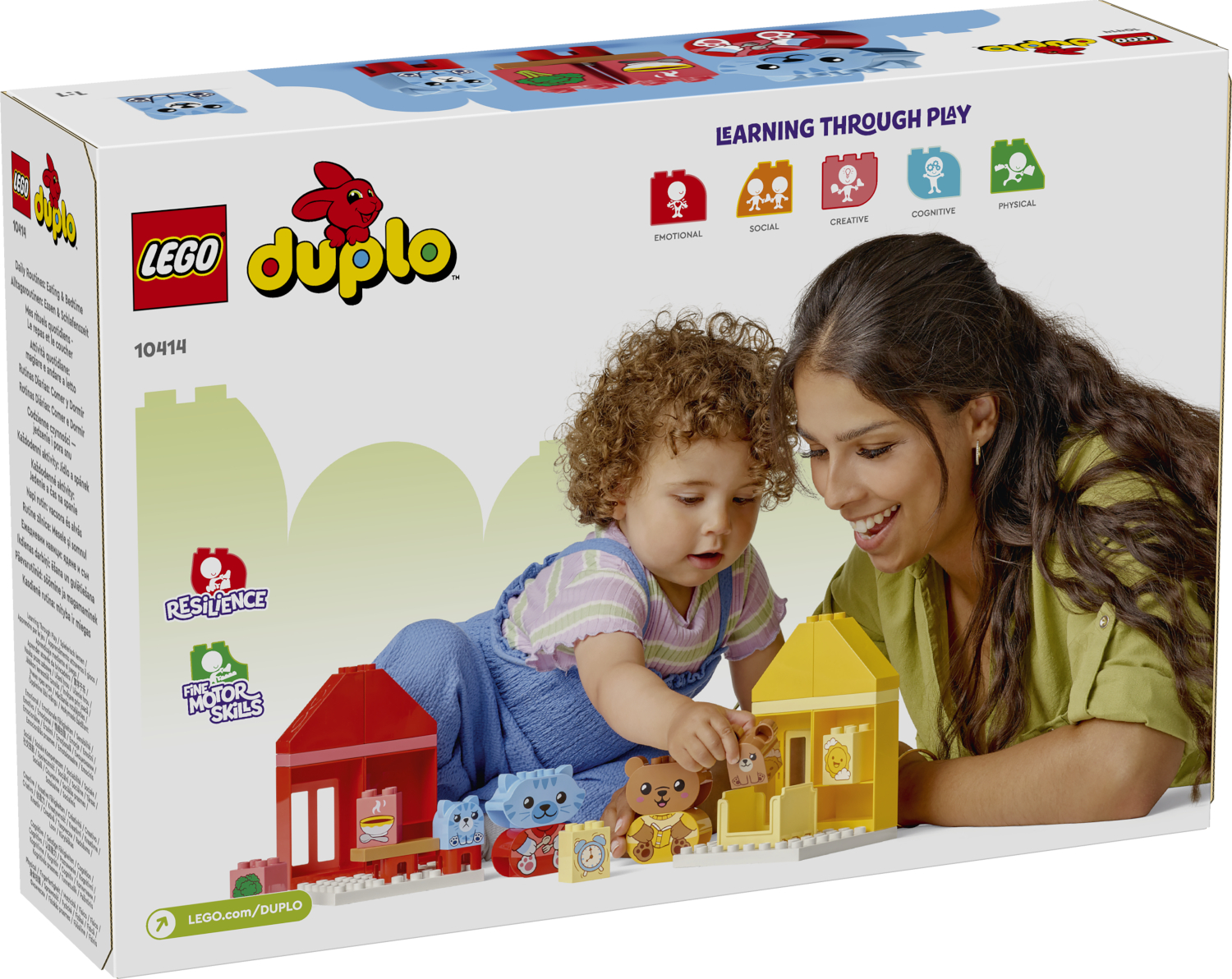 Конструктор LEGO DUPLO Ежедневные занятия Еда и сон 10414