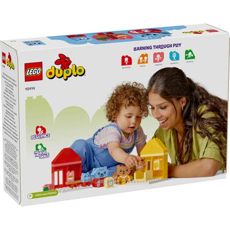 Конструктор LEGO DUPLO Ежедневные занятия Еда и сон 10414