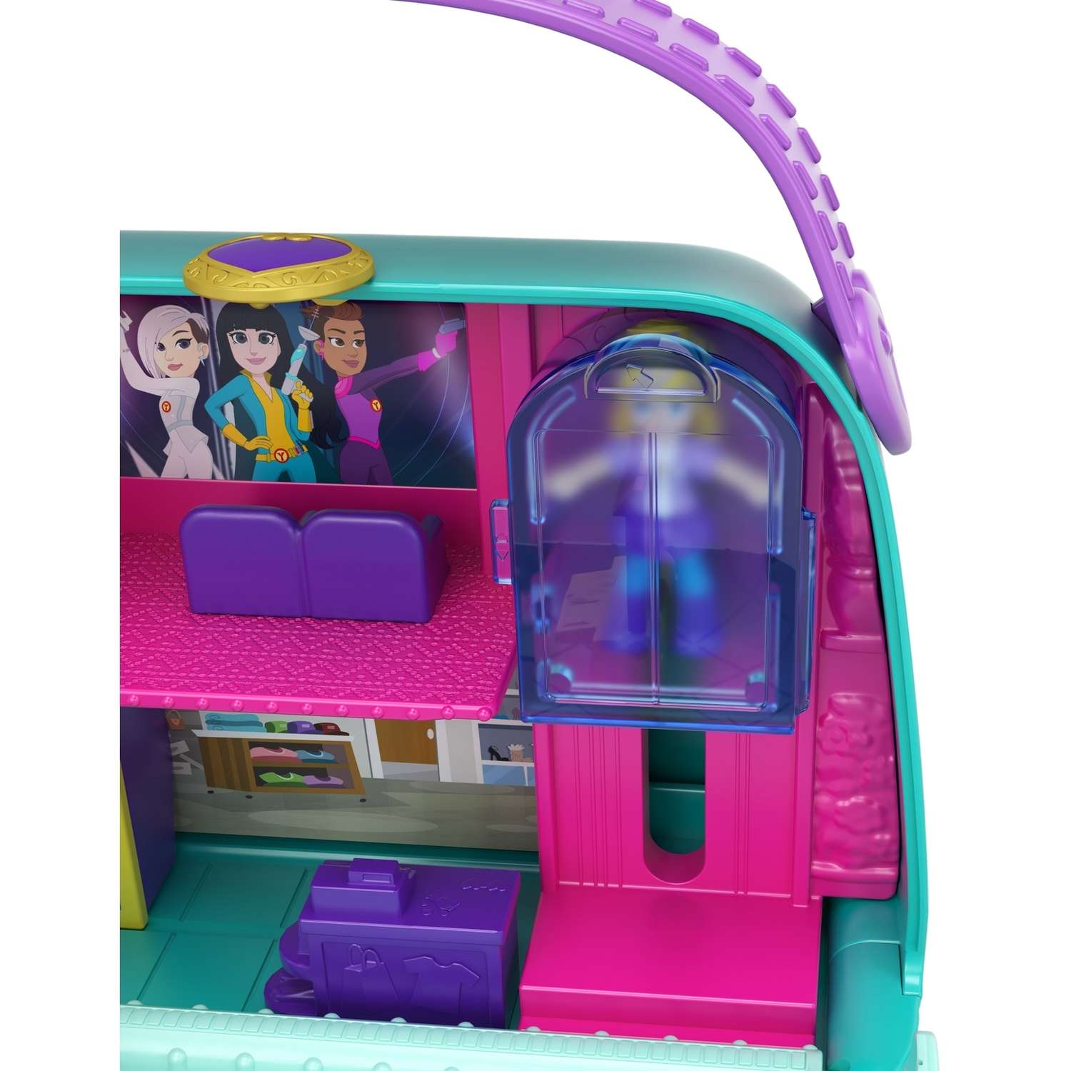 Набор игровой POLLY POCKET В торговом центре компактный GCJ86 FRY35 - фото 7