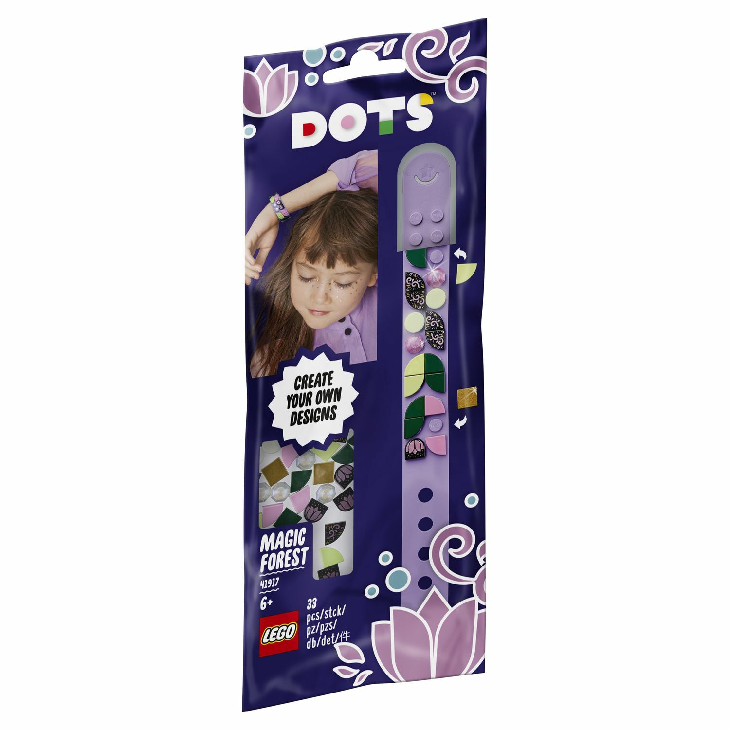 Конструктор LEGO Dots Браслет волшебный лес 41917 - фото 2