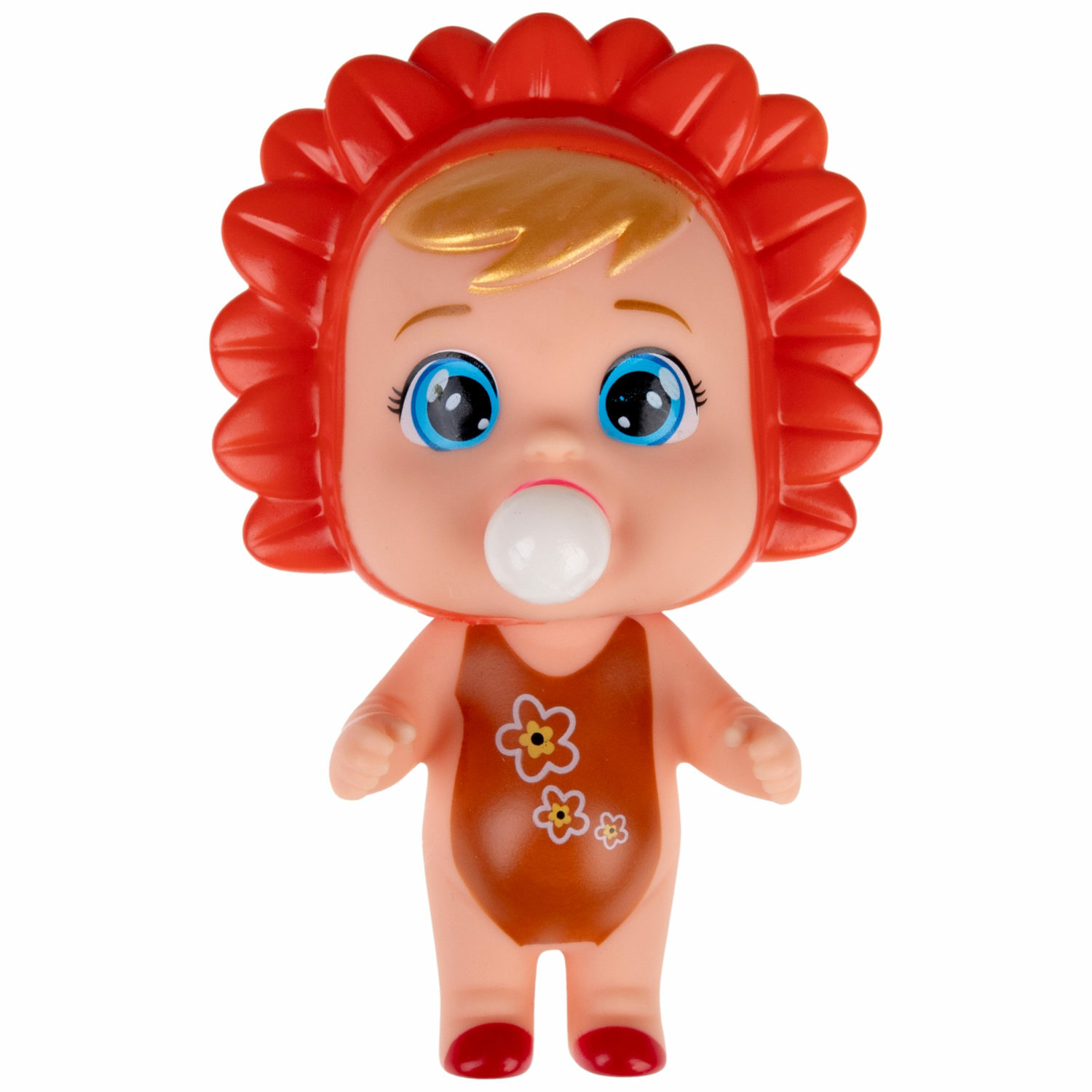 Игрушка-антистресс 1TOY Bubble Gum Кукла красный - фото 1