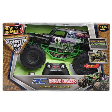 Машина р/у New Bright Monster Jam GRAVE DIGGER 1:10