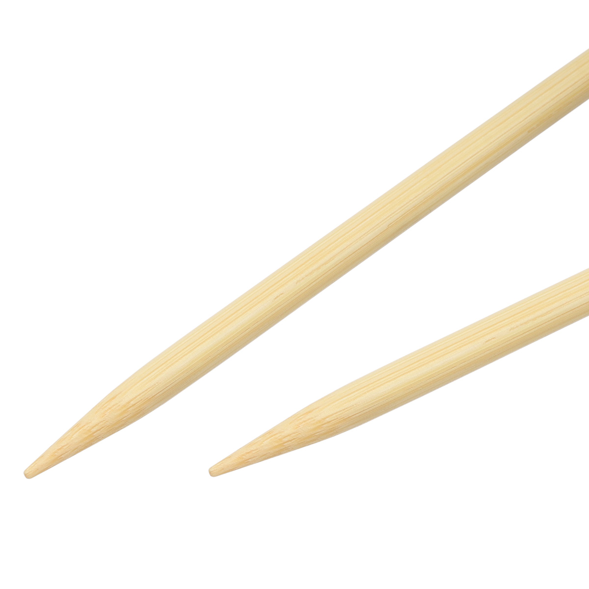 Спицы круговые Hobby Pro бамбуковые с гибкой леской для деликатной пряжи 100 см 4.5 мм 942145 - фото 3