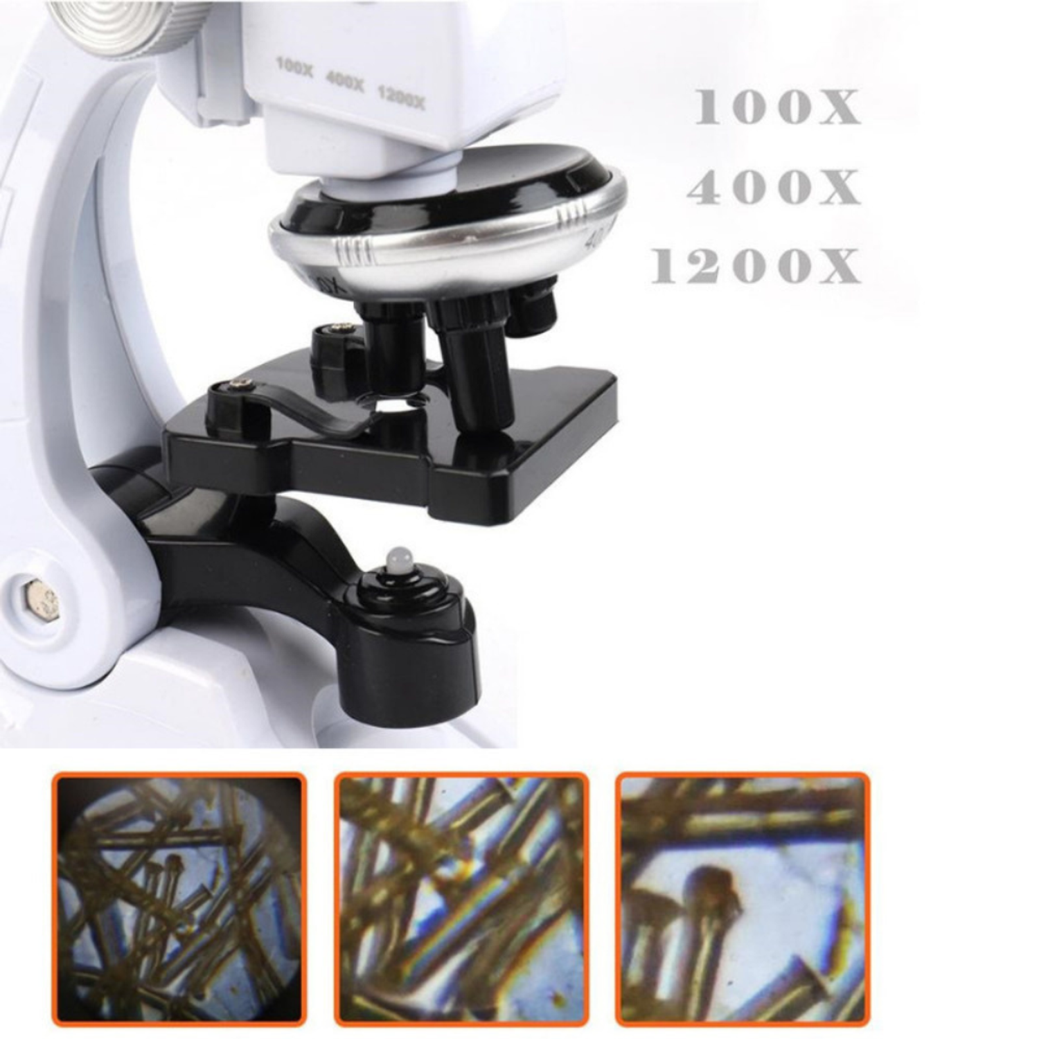 Детский микроскоп MagicStyle набор для опытов с держателем для смартфона и подсветкой - фото 5