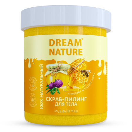 Скраб-пилинг для тела Dream Nature Медовый пунш 250г