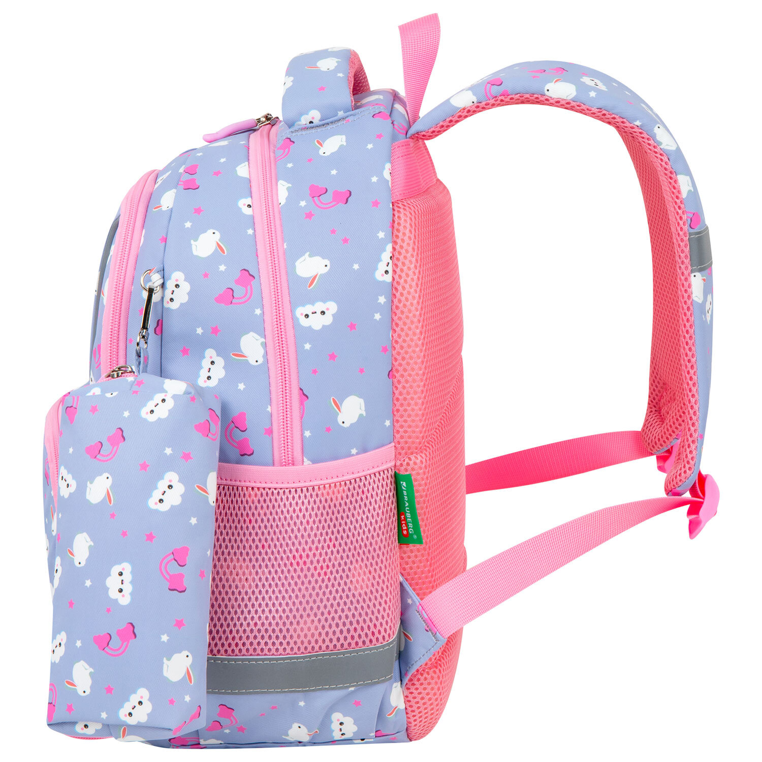 Рюкзак школьный Brauberg для девочки детский в школу - фото 4