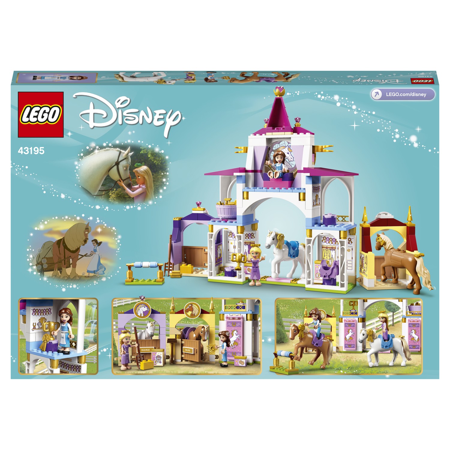 Конструктор LEGO Disney Princess Королевская конюшня Белль и Рапунцель 43195 - фото 3