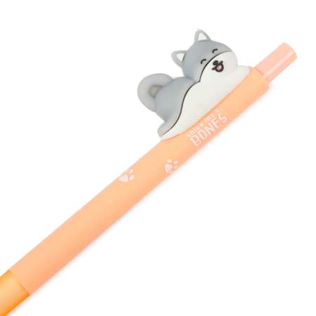 Ручка гелевая Maxleo Dog 0.5мм Cиняя ZF3533-1