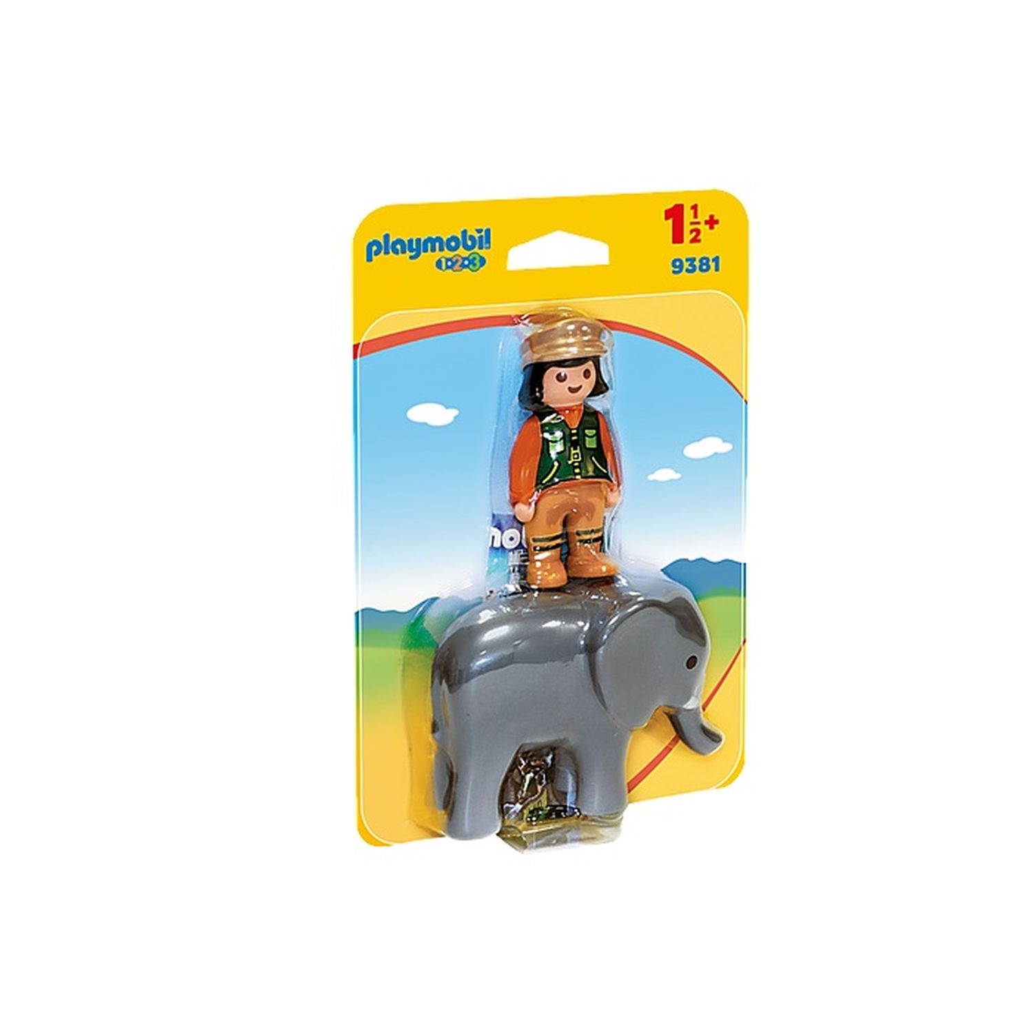 Конструктор Playmobil Смотритель зоопарка со слоном - фото 1