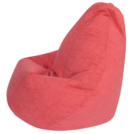 Кресло-мешок DreamBag Коралловый Велюр XL