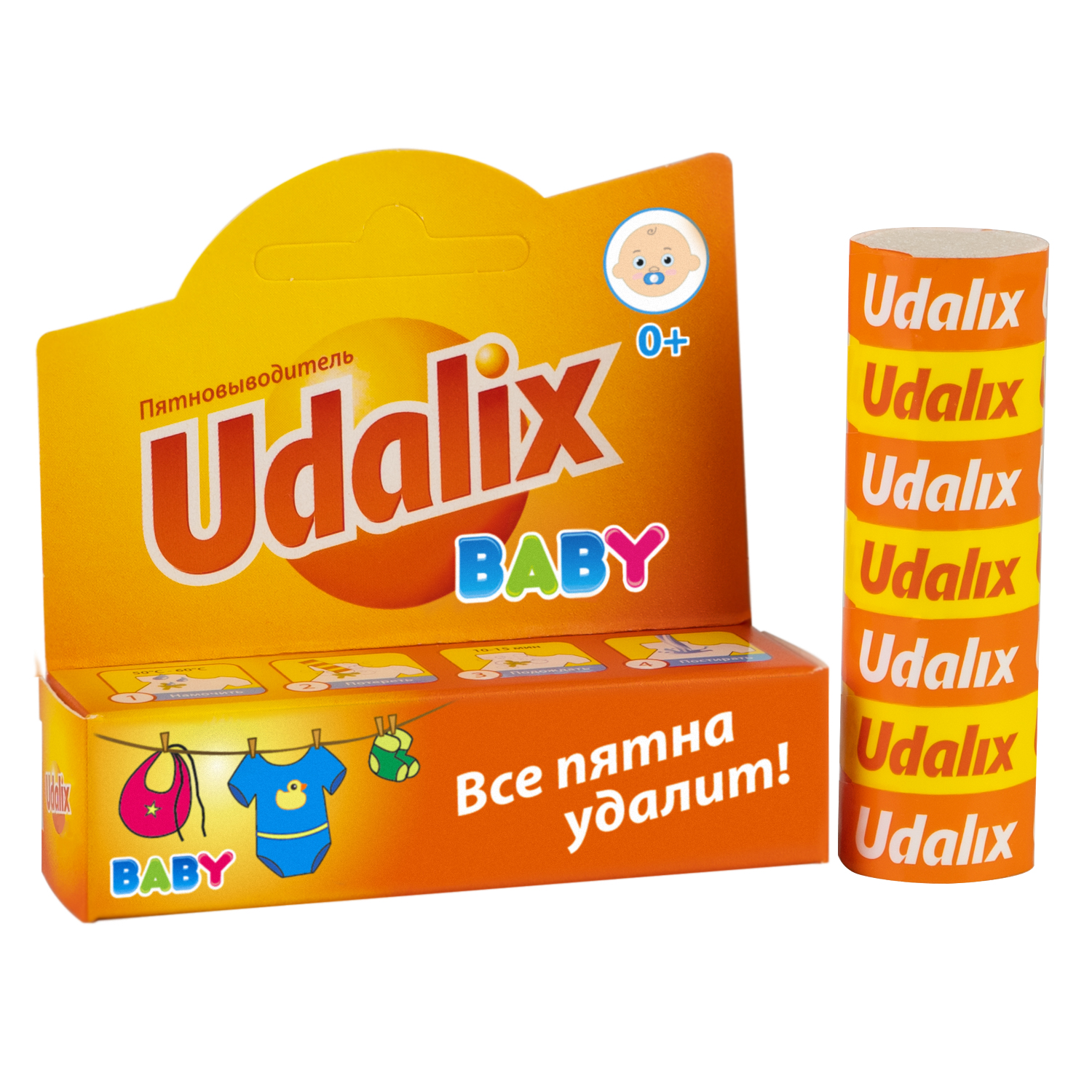 Пятновыводитель-карандаш для детского белья Udalix Baby 35г - фото 4