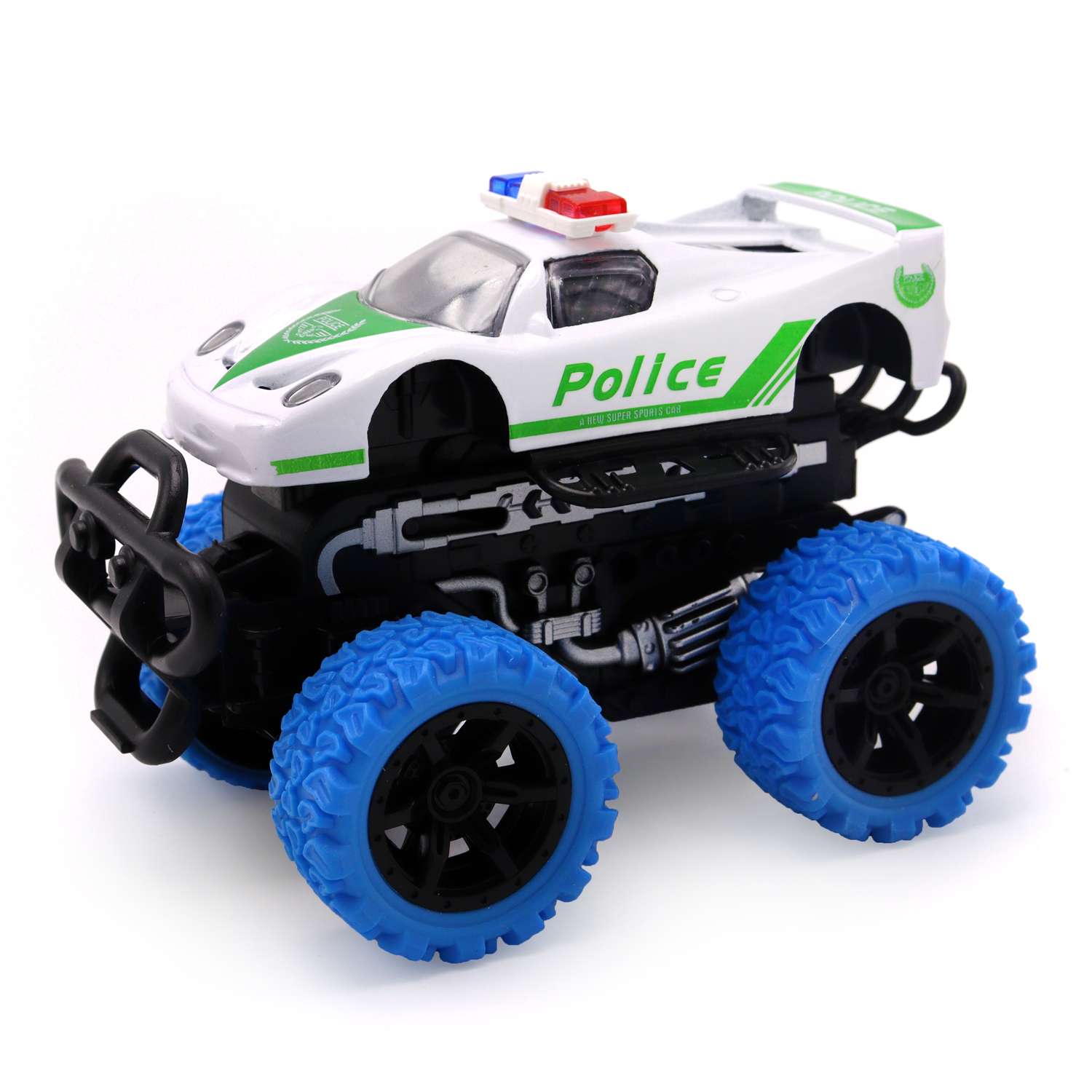 Машинка Funky Toys Полицейская с синими колесами FT8488-7 FT8488-7 - фото 1