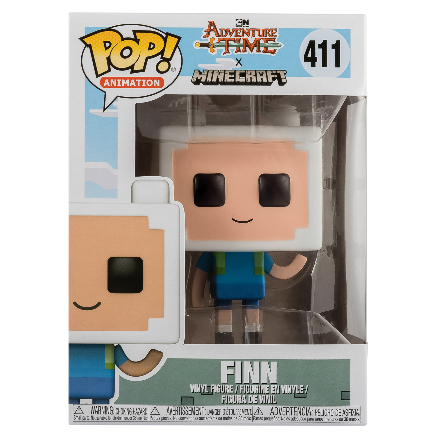 Фигурка Funko Pop vinyl Adventure time Minecraft Finn - фото 2