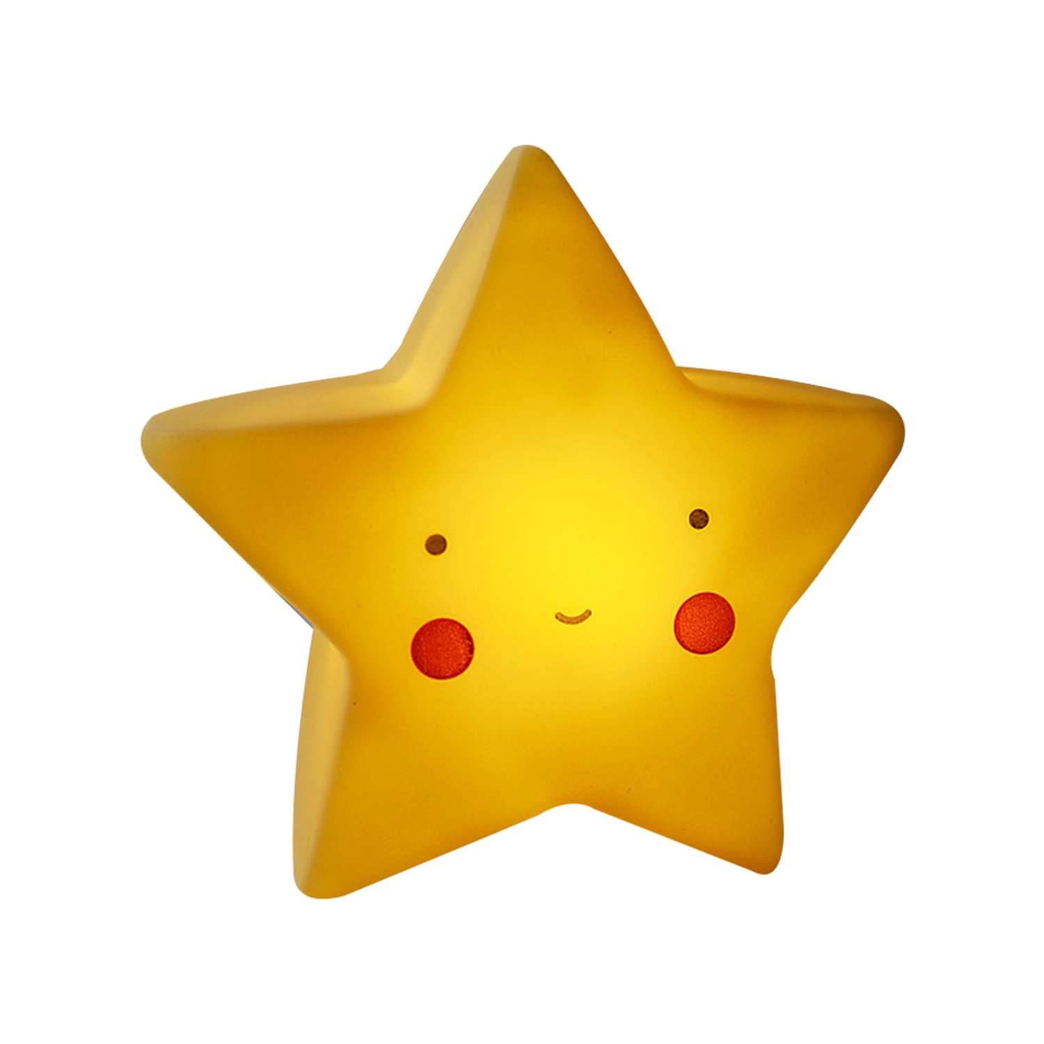 Лампа настольная светодиодная LATS ночник детский звезда желтая - фото 1