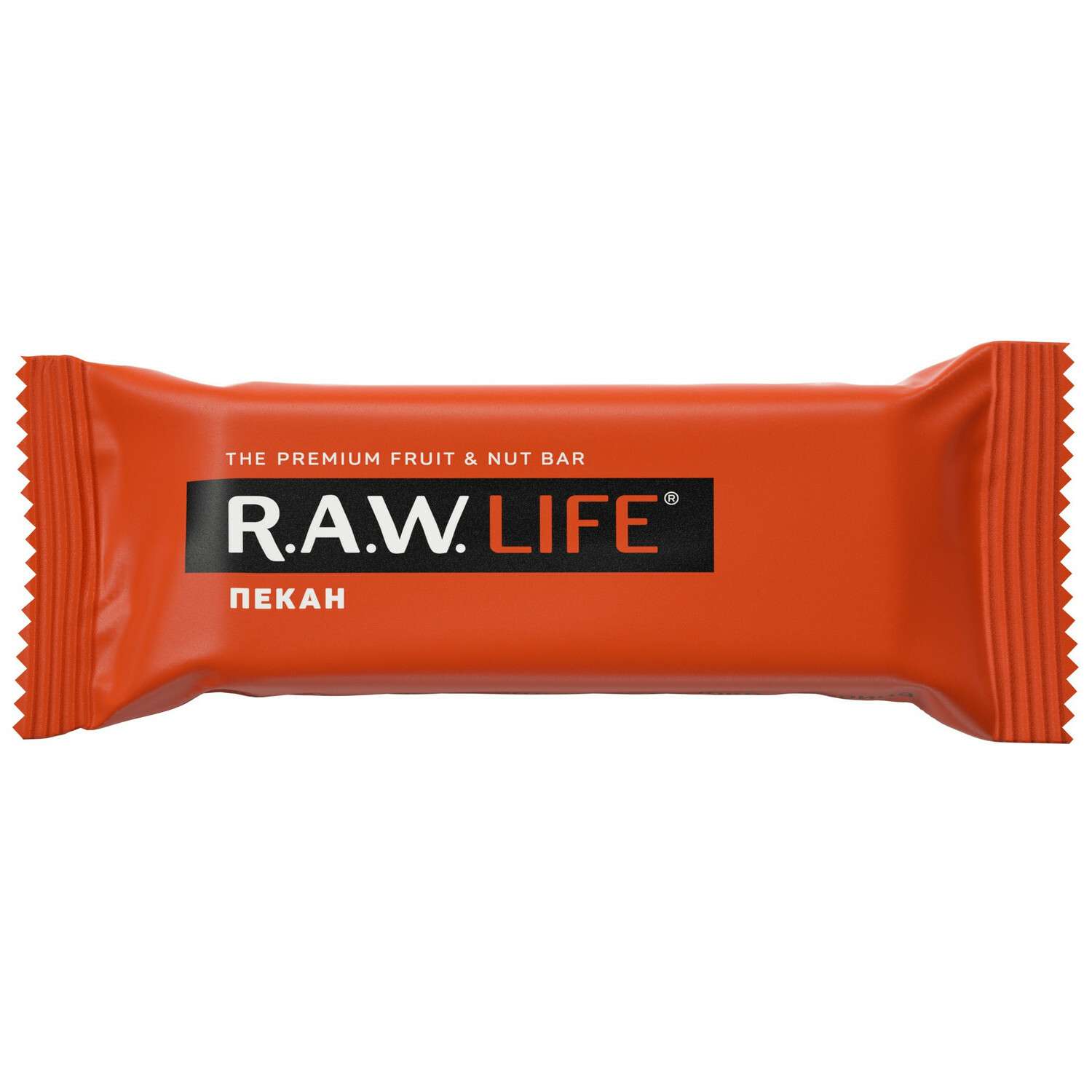 Батончик R.A.W.LIFE орехово-фруктовый пекан 47г - фото 1