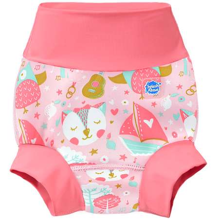 Подгузник для плавания Splash About Happy Nappy Кошечки и совы L