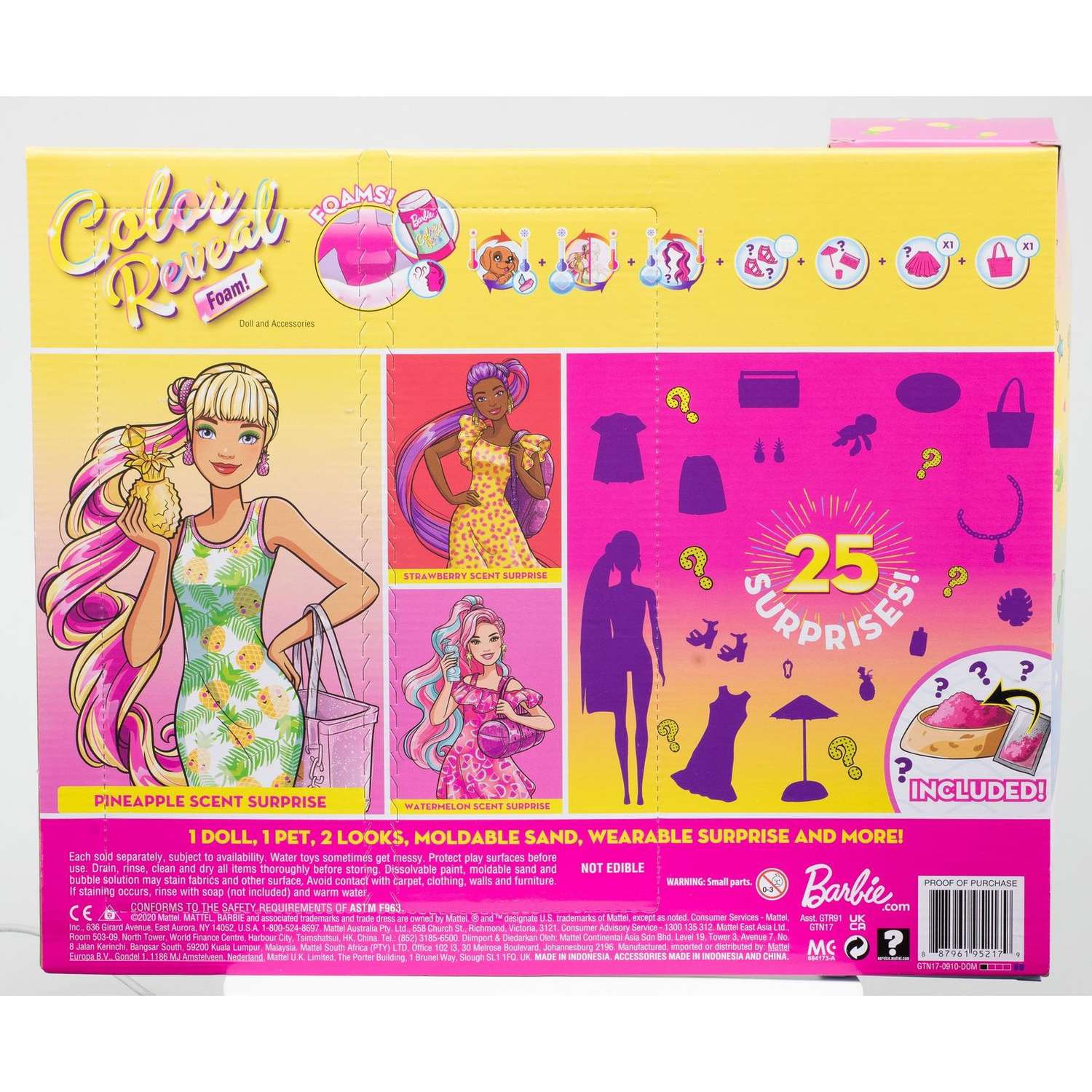 Набор игровой Barbie Кукла Ананас в непрозрачной упаковке (Сюрприз) GTN17 GTN17 - фото 3
