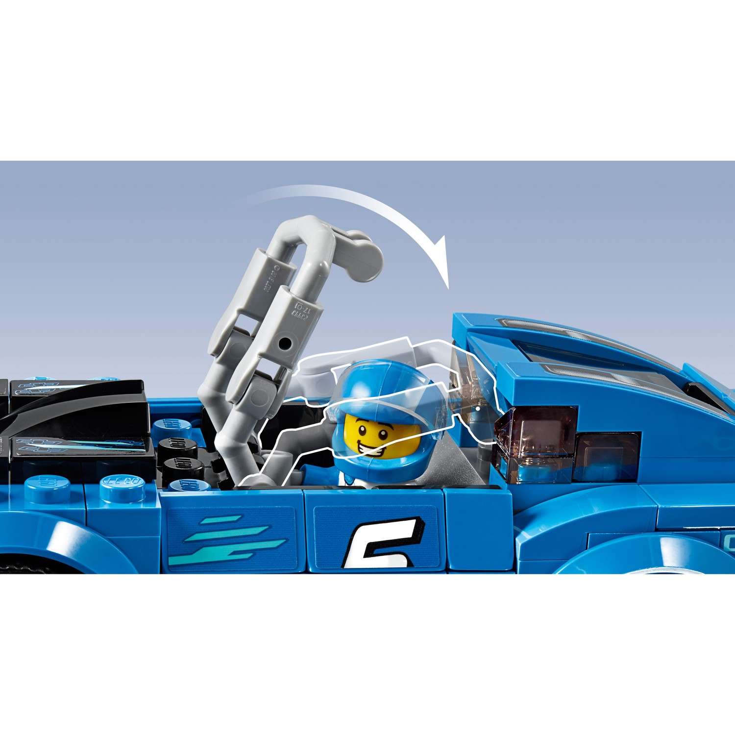 Конструктор LEGO Speed Champions Гоночный автомобиль Chevrolet Camaro ZL1 75891 - фото 11