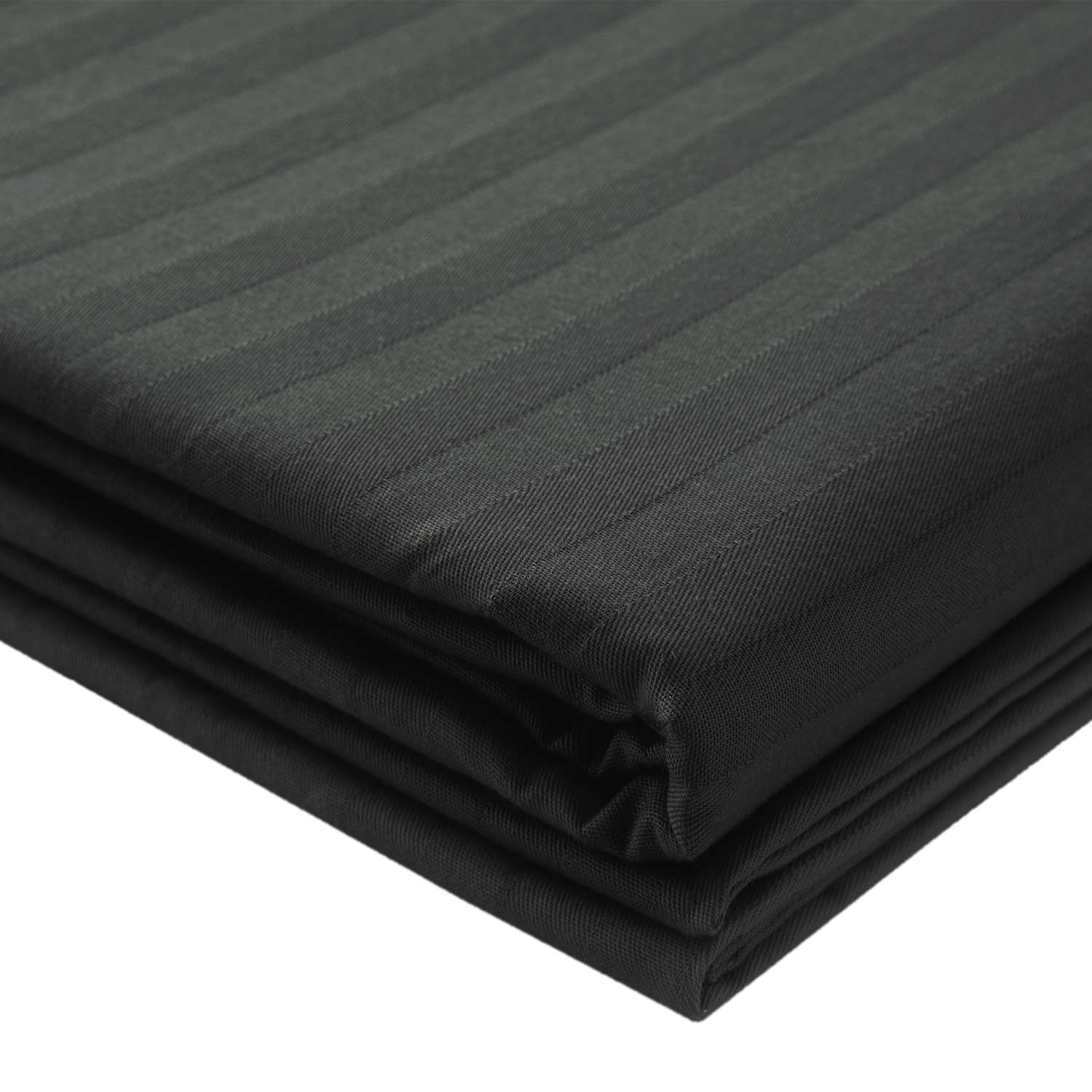 Комплект постельного белья Verossa 1.5СП Black страйп-сатин наволочки 70х70см 100% хлопок - фото 5