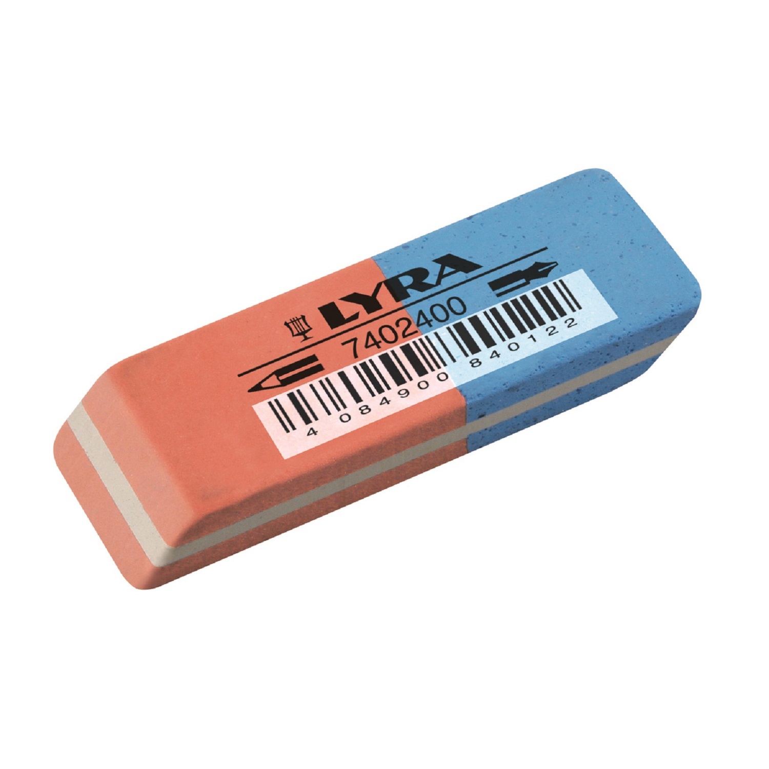 Ластик Lyra Eraser Красный-Синий L7402400 - фото 1