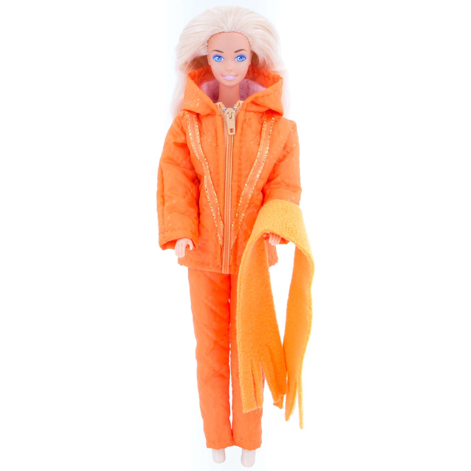 Комплект одежды Модница для куклы 29 см из синтепона 1404 оранжевый 1404оранжевый - фото 2