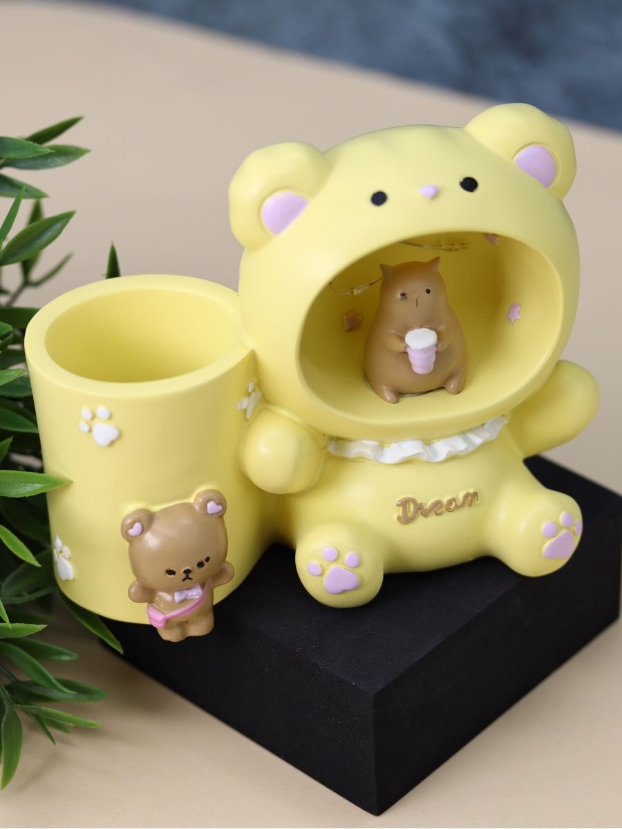 Ночник-подставка iLikeGift для канцелярских принадлежностей Dream bear yellow - фото 5