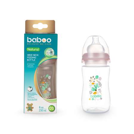 Бутылочка BABOO Flora 230мл 3-104