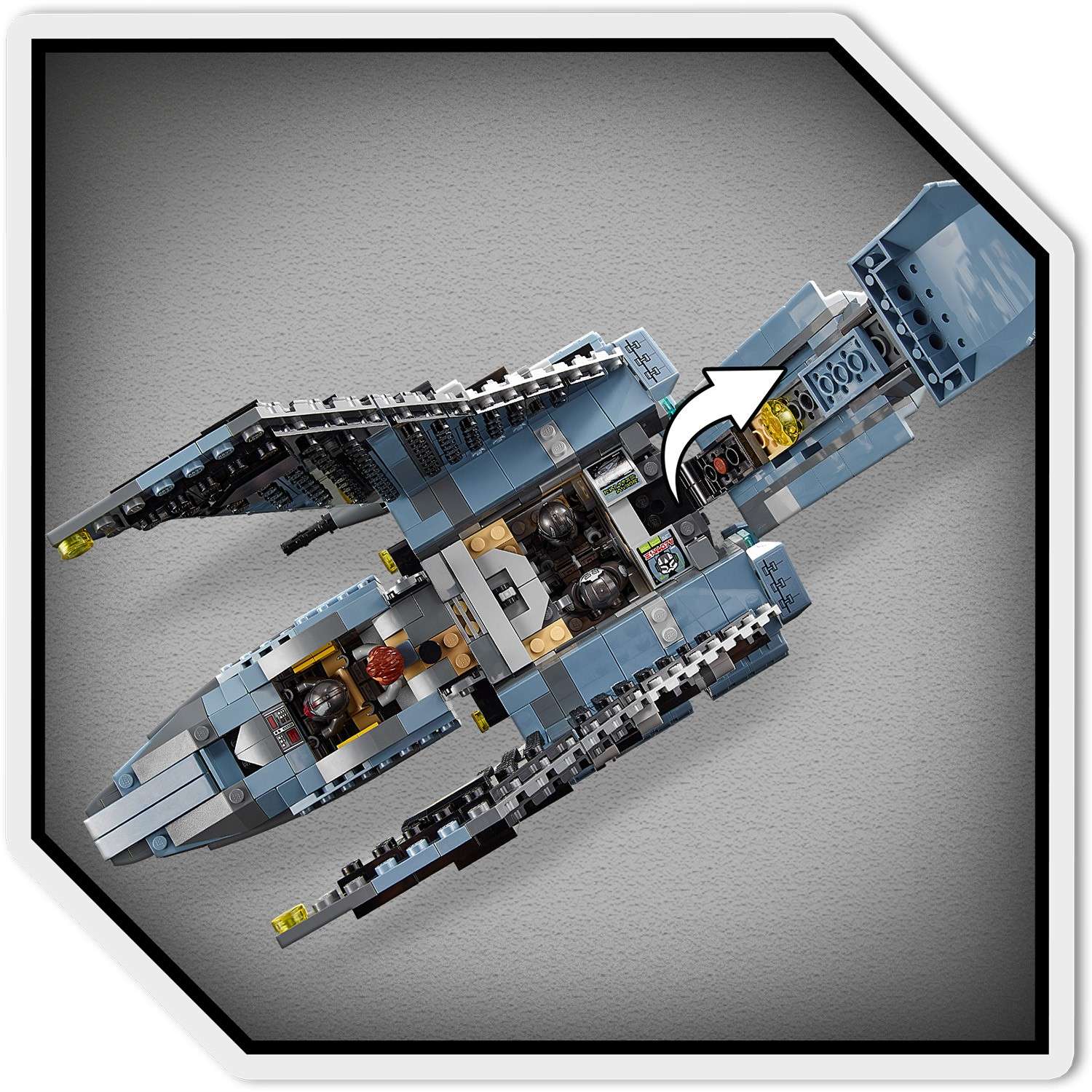 Конструктор LEGO Star Wars TM Штурмовой шаттл Бракованной Партии 75314 - фото 10