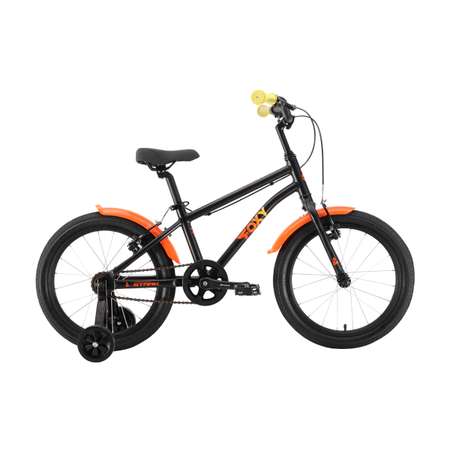 Велосипед Stark 22 Foxy Boy 18 черный/оранжевый/желтый
