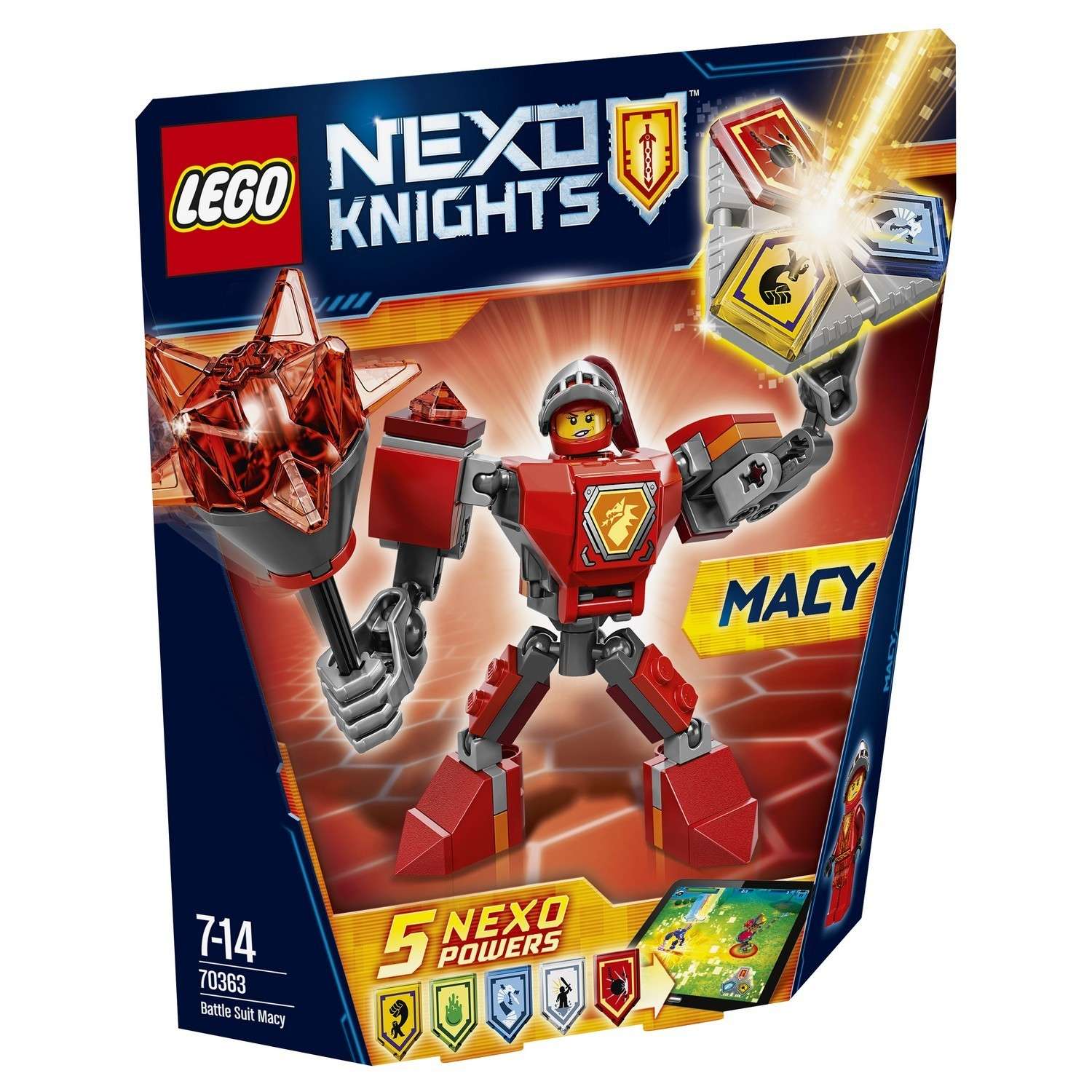 Конструктор LEGO Nexo Knights Боевые доспехи Мэйси (70363) - фото 2