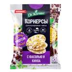 Чипсы Dr. Korner цельнозерновые кукурузно-рисовые с горошком фасолью и киноа 50г