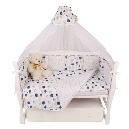 Борт в кроватку Amarobaby КосмоКот 12подушек ABDM-3112-Ks