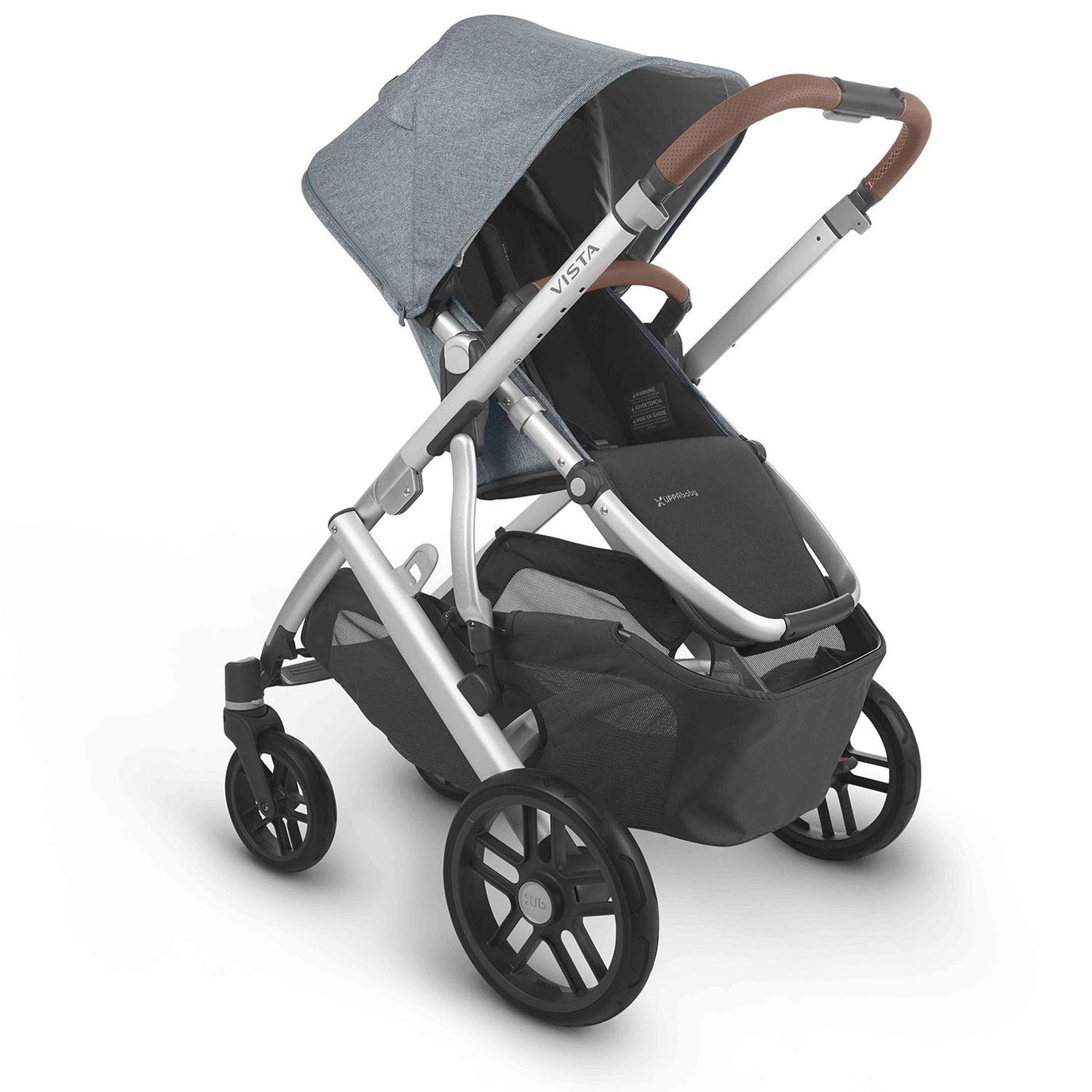 Коляска 2в1 UPPAbaby Vista V2 Gregory Голубой меланж - фото 2