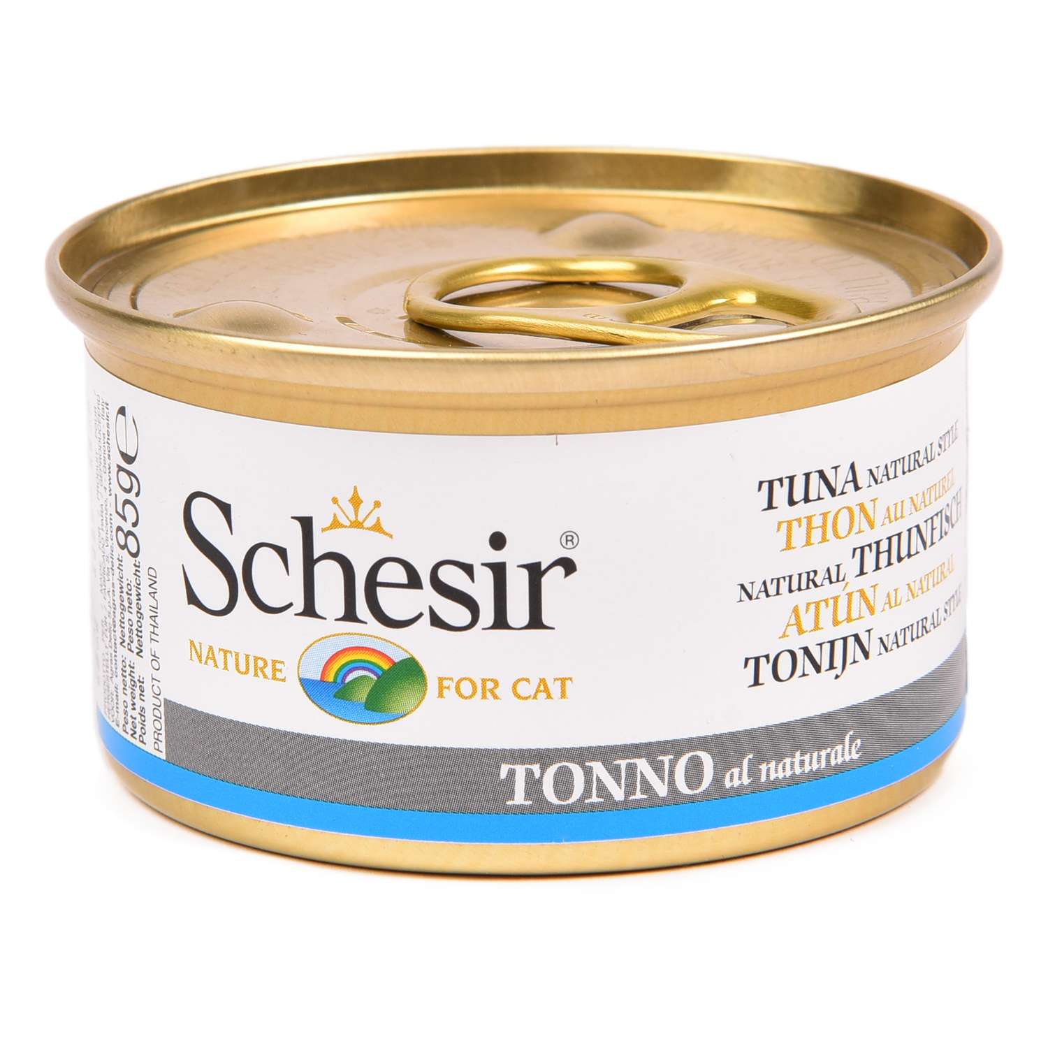 Корм влажный для кошек Schesir 85г тунец натуральный - фото 2