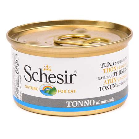 Корм влажный для кошек Schesir 85г тунец натуральный
